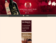 Tablet Screenshot of domaine-saint-jean.com